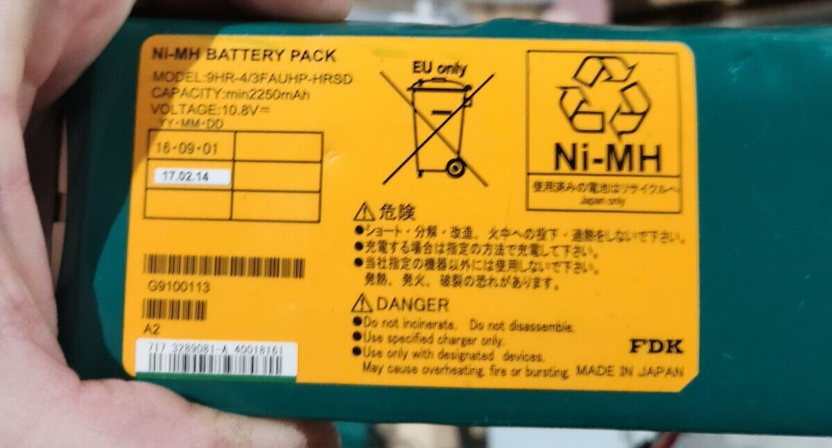 3289081-A Hitachi Battery NiMH, 9HR-4/3FAUHP-HRSD For HDS VSP G200 G400 Series