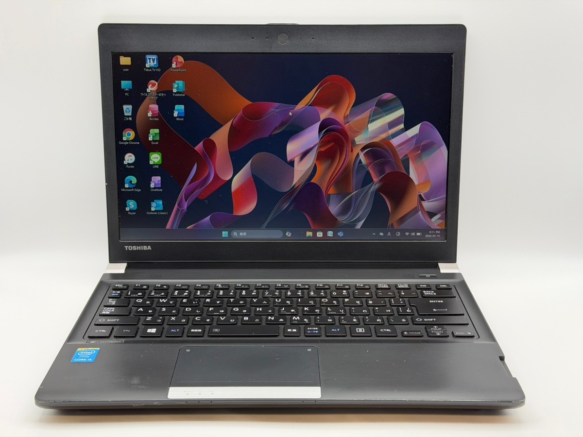Toshiba Dynabook R734/M i5-4310M 8GB 500GB SSD 13.3" Win11 Pro Wi-Fi BT/SAIL
