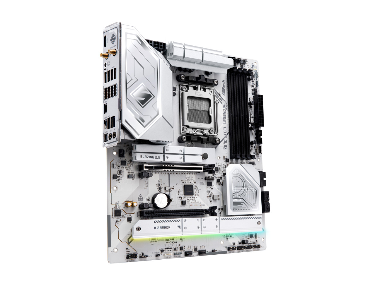 ASRock X870 STEEL LEGEND WIFI AM5 AMD X870 ATX Motherboard