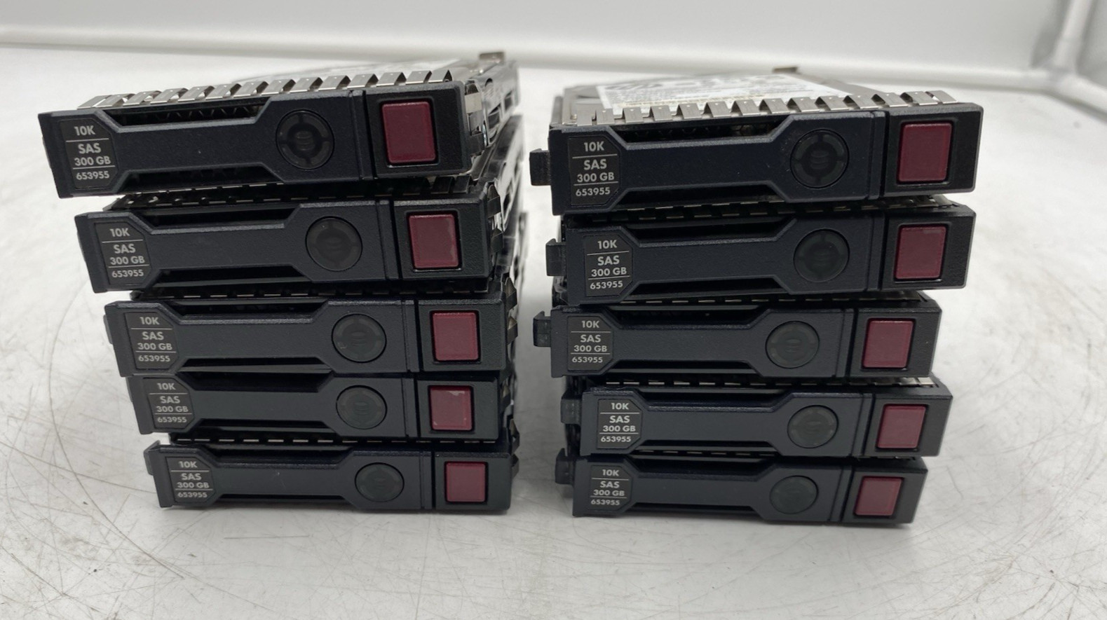 LOT OF 10 HP 300GB 10K SAS 6Gbps 2.5" 693569-001