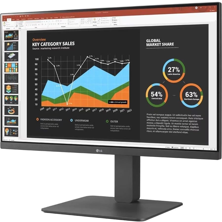 LG 24" Computer Monitor, 1920 X 1080, 16:9 IPS, HDMI, DP, DVI, LG 24 Monitor, 19