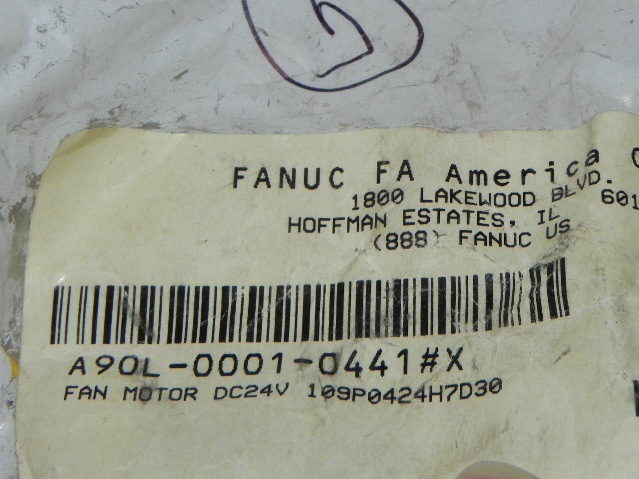 SANYO A90L-0001-0441#X  FAN MOTOR DC24V SAN ACE 40 109PO424H7D30 Fanuc Equipment