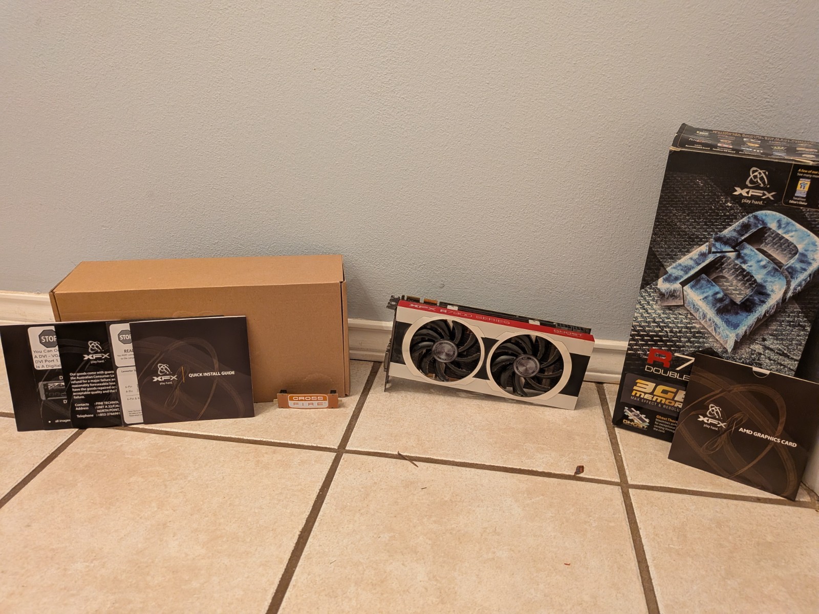 S XFX AMD Radeon R7950 Mac Pro Flashed and Compatible | 3GB VRAM Rare Gaming GPU
