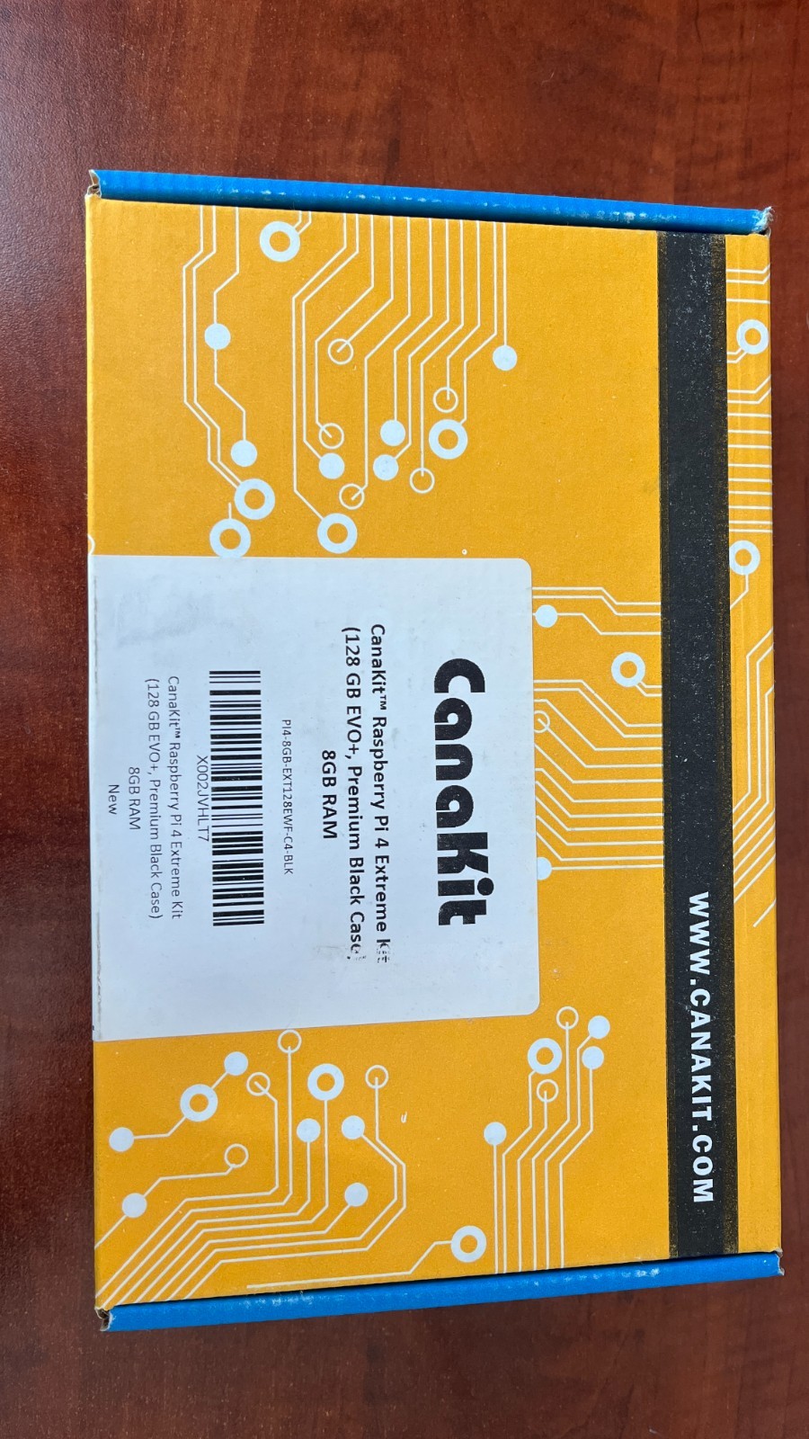 CanaKit Raspberry Pi 4 Starter Kit 8GB RAM 128GB EVO+ Premium Black Case *New*