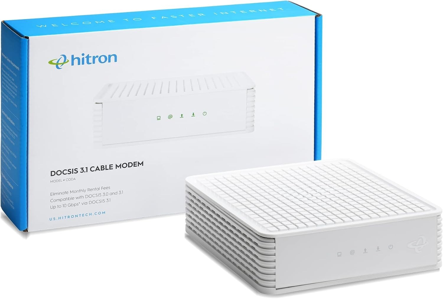 Hitron DOCSIS 3.1 Cable Modem Broadband Internet CODA-S12