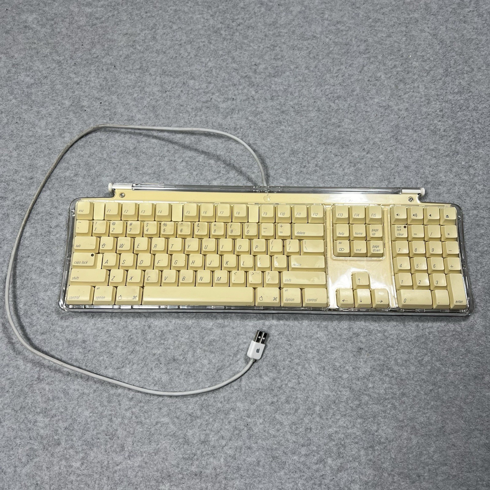 Vintage Apple Pro Keyboard Wired USB Model: M7803 