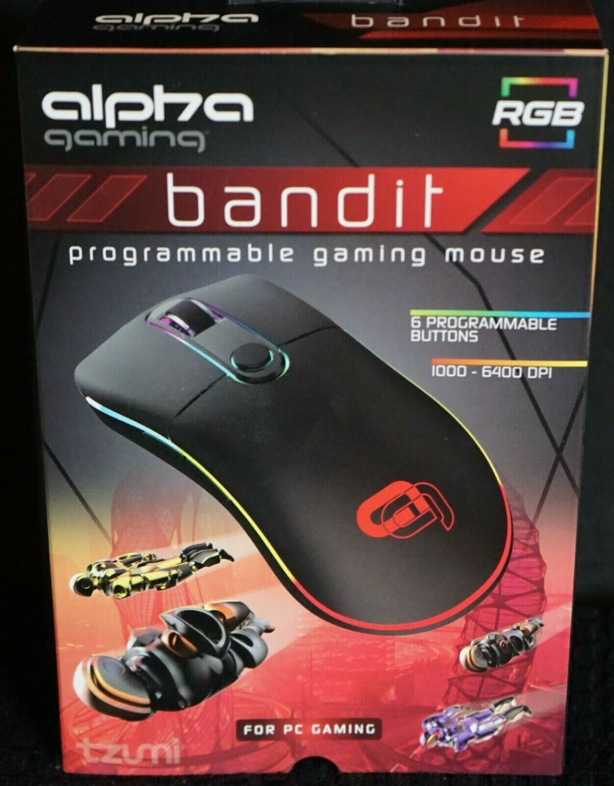 Alpha Gaming Bandit Programmable Gamming Mouse