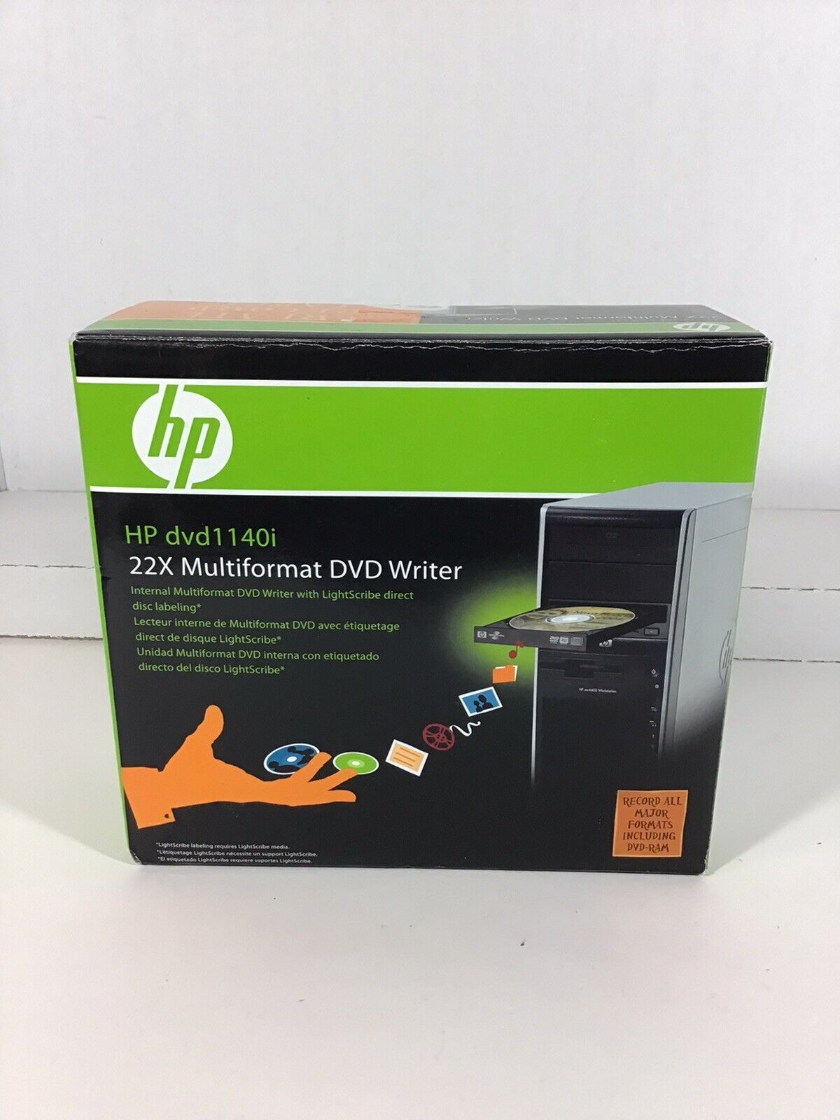 HP dvd 1140i Internal 22x Multiformat DVD Writer Open Box