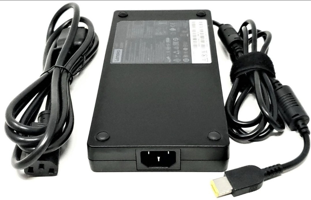 300W 20V 15A Slim Yellow Square Tip AC Adapter Charger For Lenovo Legion 5 Legio