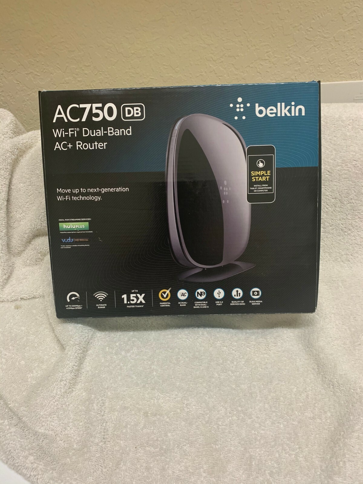 Belkin AC750 Wi-Fi Dual-Band AC+ Router