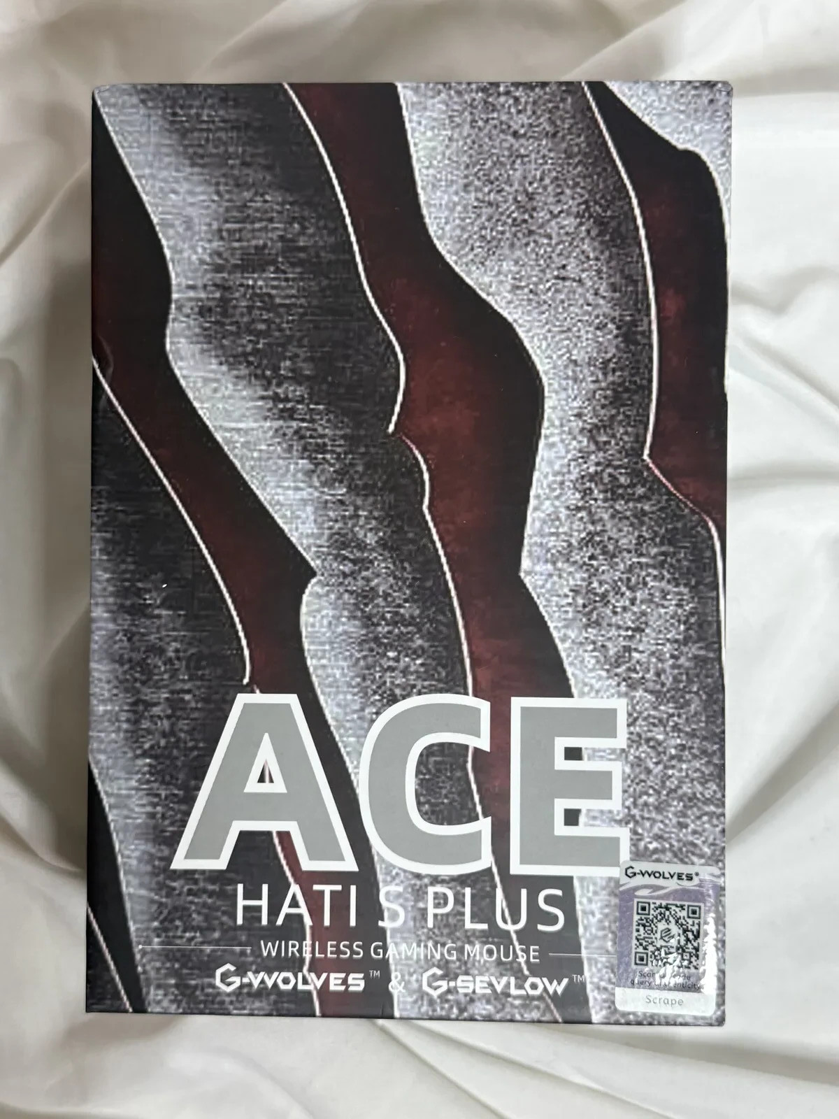 G-Wolves Hati-S Plus Ace (HTS+ Ace) Gaming Mouse - White/Blue