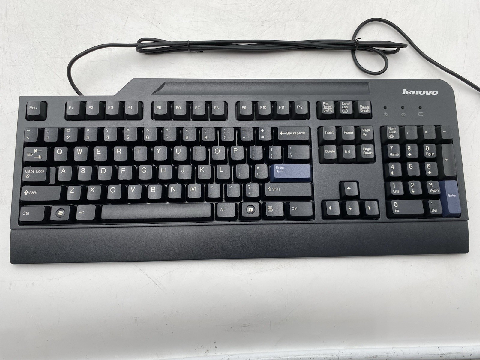 LOT OF 3 Lenovo KU-0225 Preferred Pro USB Wired Keyboard Raven Black