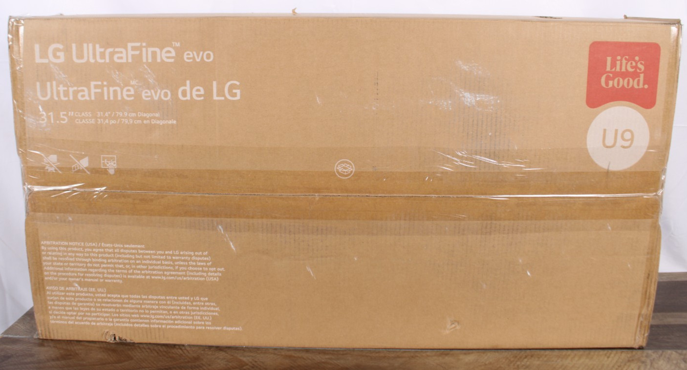 LG 32U990A-S UltraFine evo 32" 6K Nano IPS Black Monitor Thunderbolt 5 Open Box