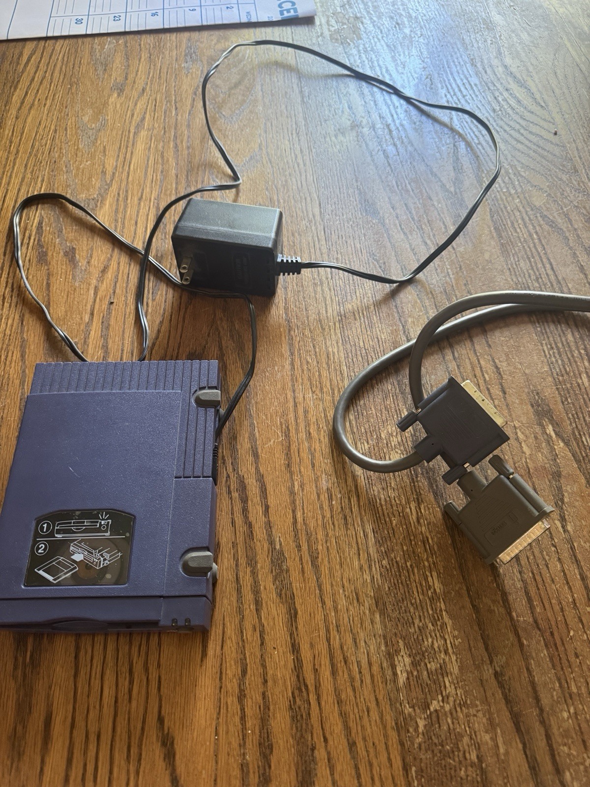 Iomega ZIP 100 Plus External Drive Z100PLUS Parallel Port Tested Working