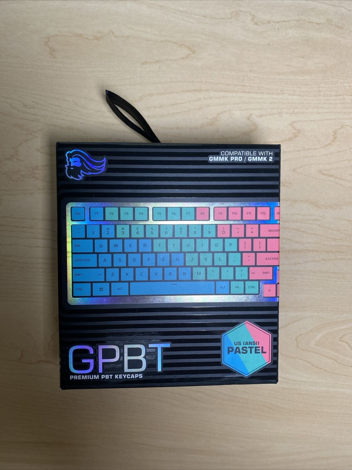 Glorious GPBT ANSI Mechanical Keyboard Keycaps (Pastel) NEW