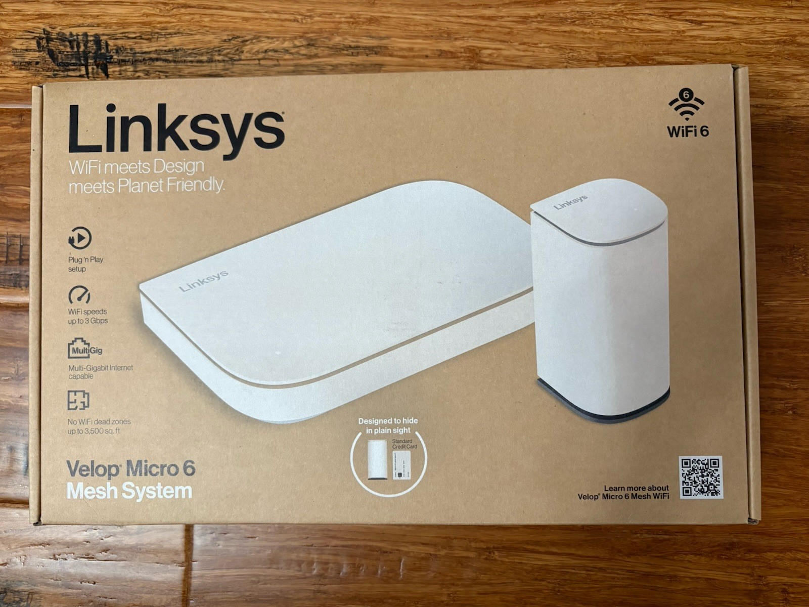 Linksys Velop Micro 6 Mesh System WiFi Router BRAND NEW SEALED
