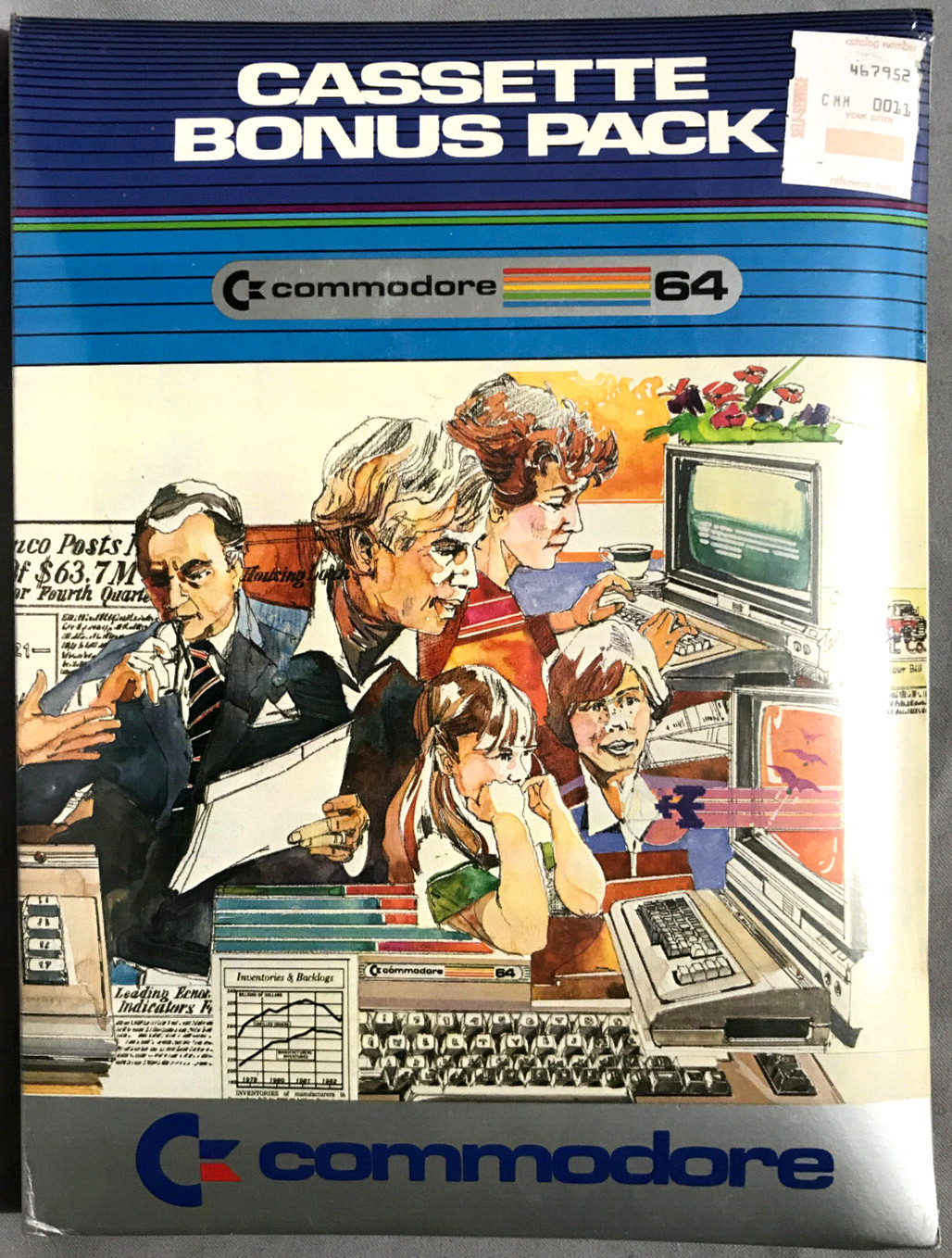 NIB Cassette Bonus Pack Commodore 64 Commodore Business Machines published 1983