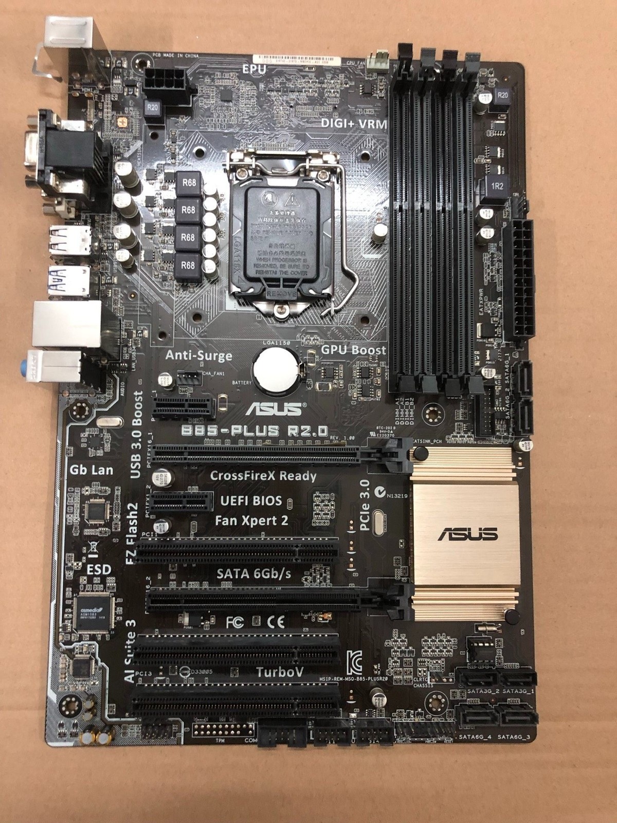 ASUS B85-PLUS R2.0/B85-A R2.0 Intel B85 LGA1150 DDR3 ATX HDMI DVI Motherboard