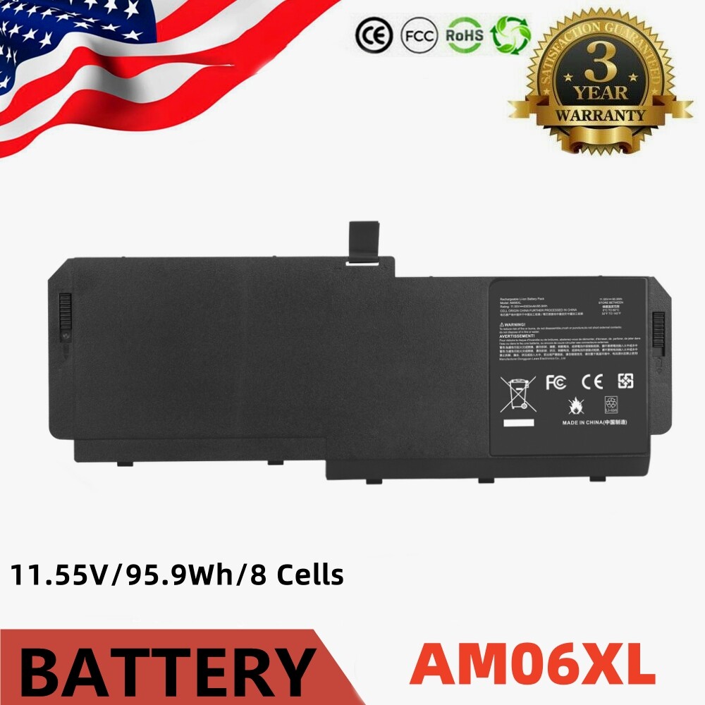 95.9Wh AM06XL Battery for HP ZBook 17 G5 Series L07350-1C1 HSTNN-IB8G L07044-855