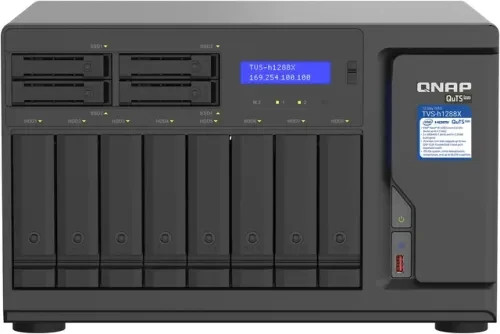 QNAP TVS-h1288X 12-Bay NAS with Intel® Xeon® W-1250 6-core/12-thread processor