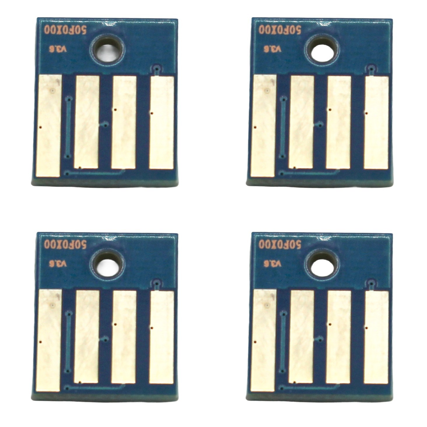 4 Lot - 601H 604H Printer Toner Chip Lexmark MX310 MX410 MX510 MX511 MX610 MX611