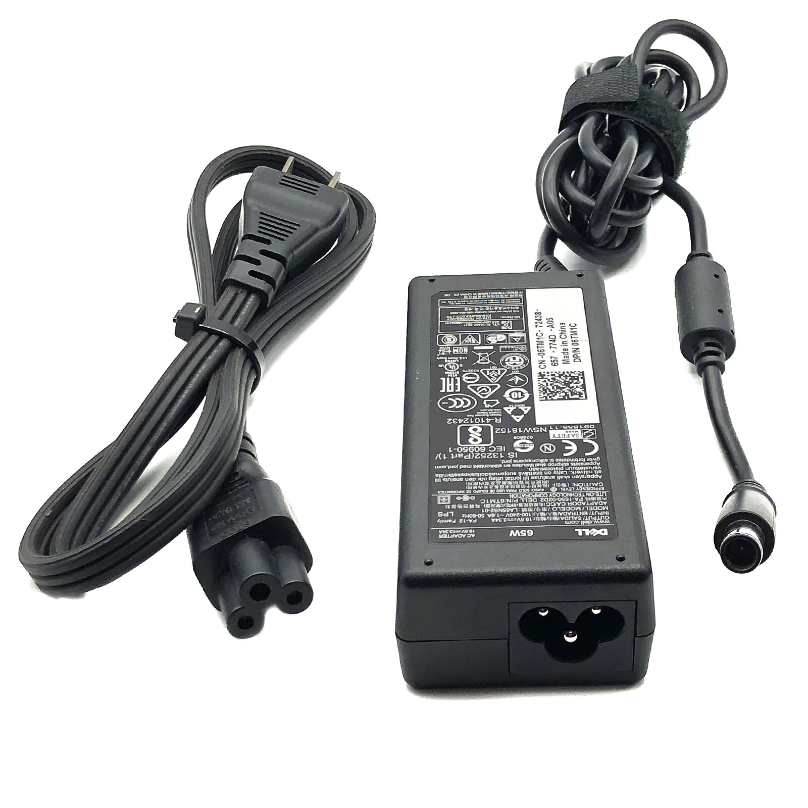 Original Dell 65W PA-12 AC Power Adapter Charger Chromebook 11-3180 3189