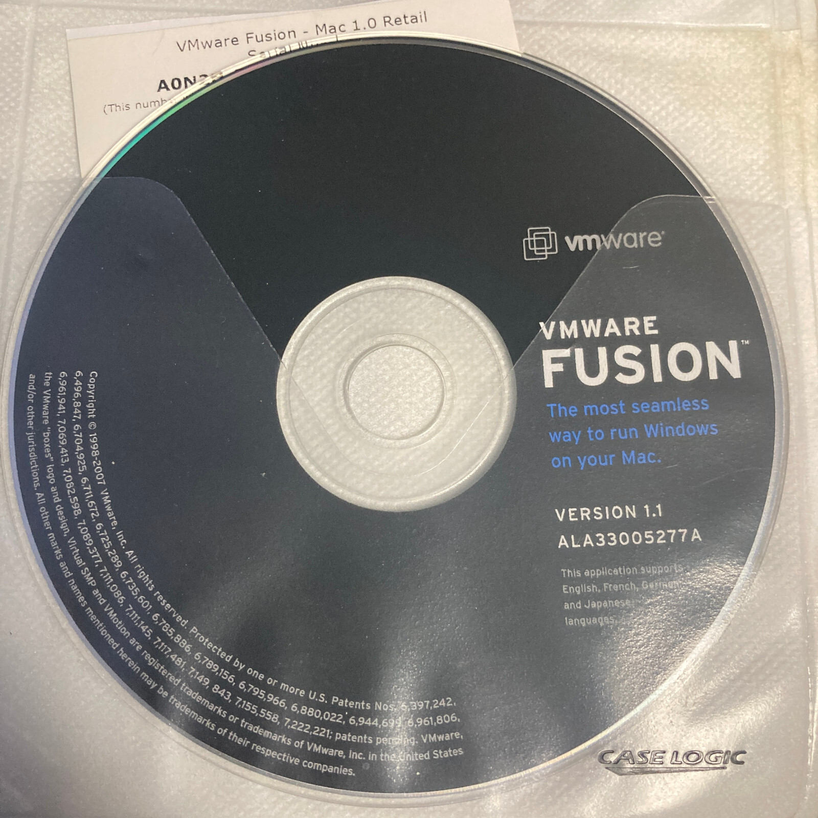 VMware Fusion 3 v1.1 [Windows experience on the Mac]