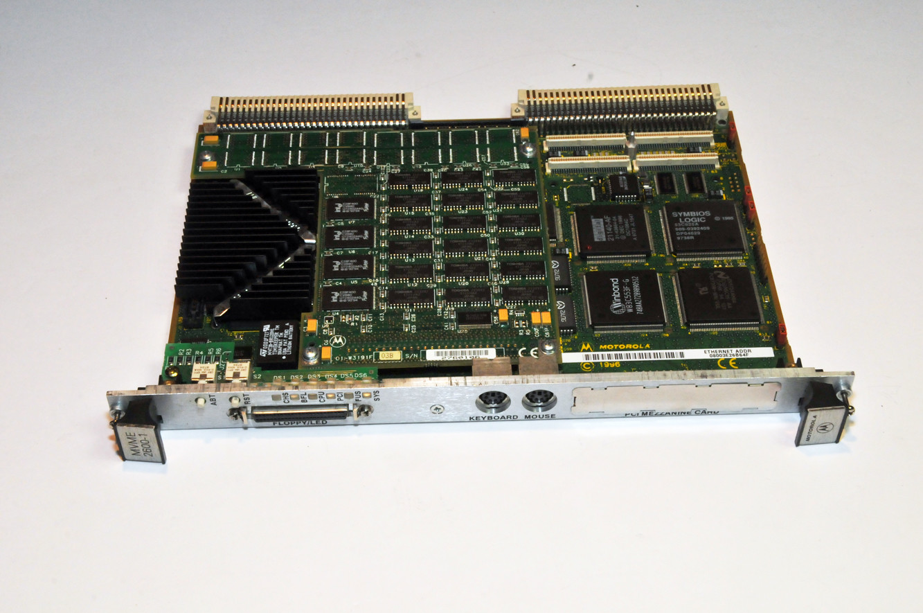 Motorola MVME2600-1 VME CPU Board  01-W3190F-21A      Warranty
