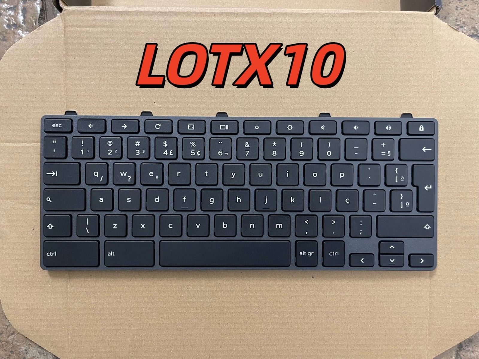 OEM LOTX10 Dell Chromebook 11 3100 3110 3400 5190 Laptop Keyboard BRAZIL MP64V