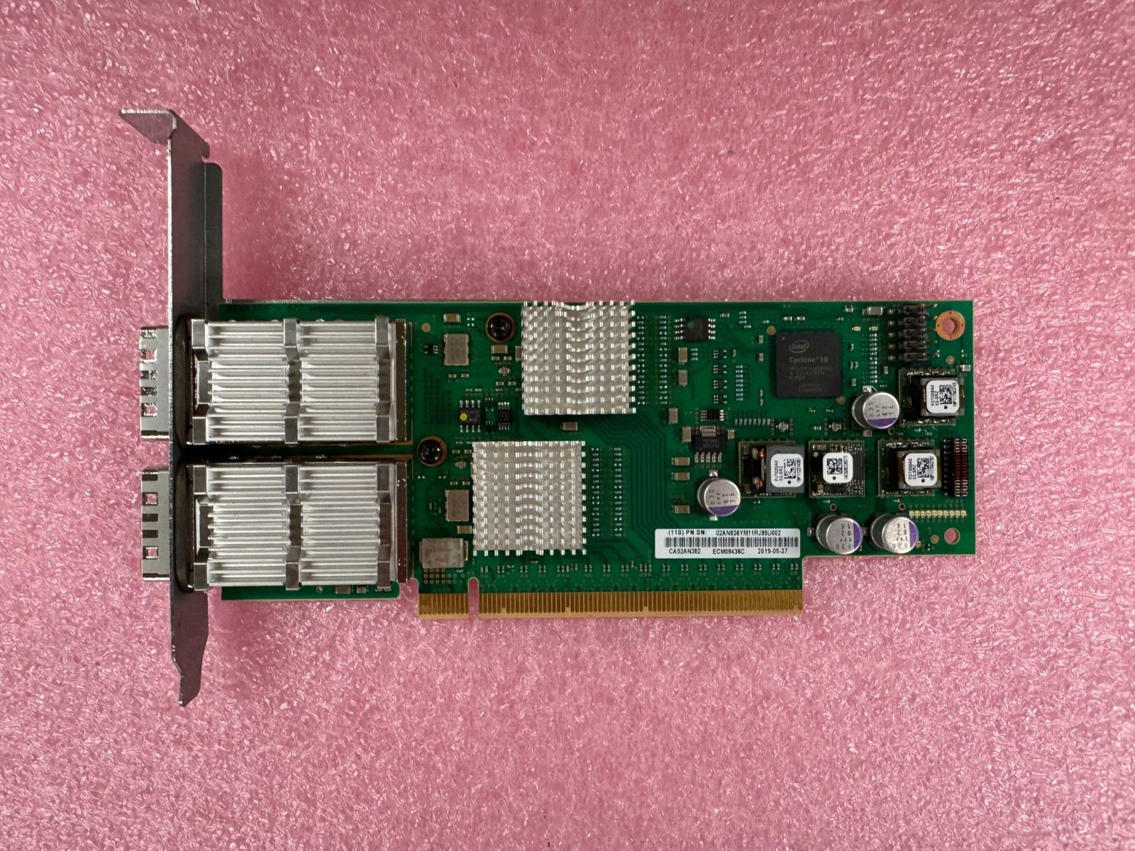 IBM Lenovo PCIe Two port adapter w/fabric connection FRU 02AP846 02AN835 02AR121