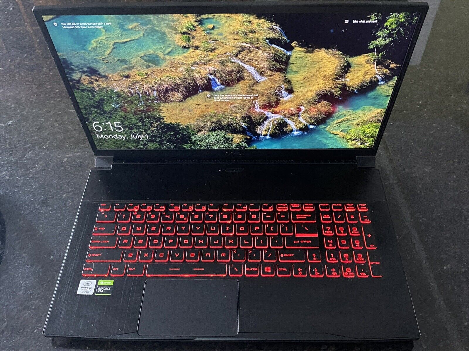 MSI GF75 Thin 10SCSXR - Gaming Laptop