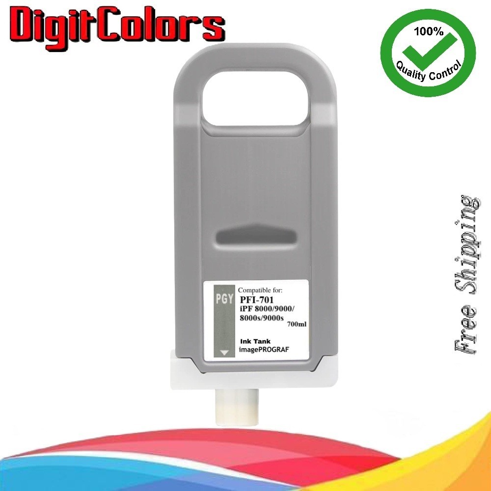 PFI-701 Photo Gray Ink Cartridge for IPF 8000s 9000s 8000 9000 PFI701PGY
