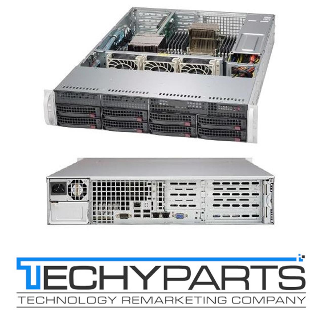 Supermicro 825TQC-600WB X11SPW-CTF 1x Xeon SILVER 4110 2.1GHz 96GB RAM 2U Server