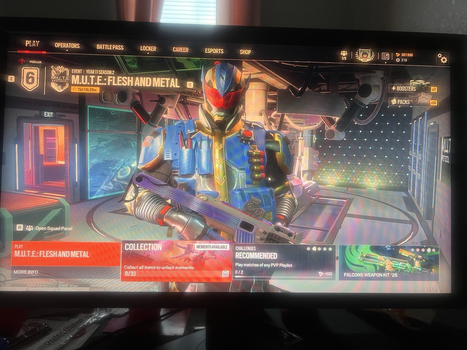BenQ Zowie XL2540X+ 24.1in TN LCD 280Hz 1080p Anti-Glare HDMI/DP