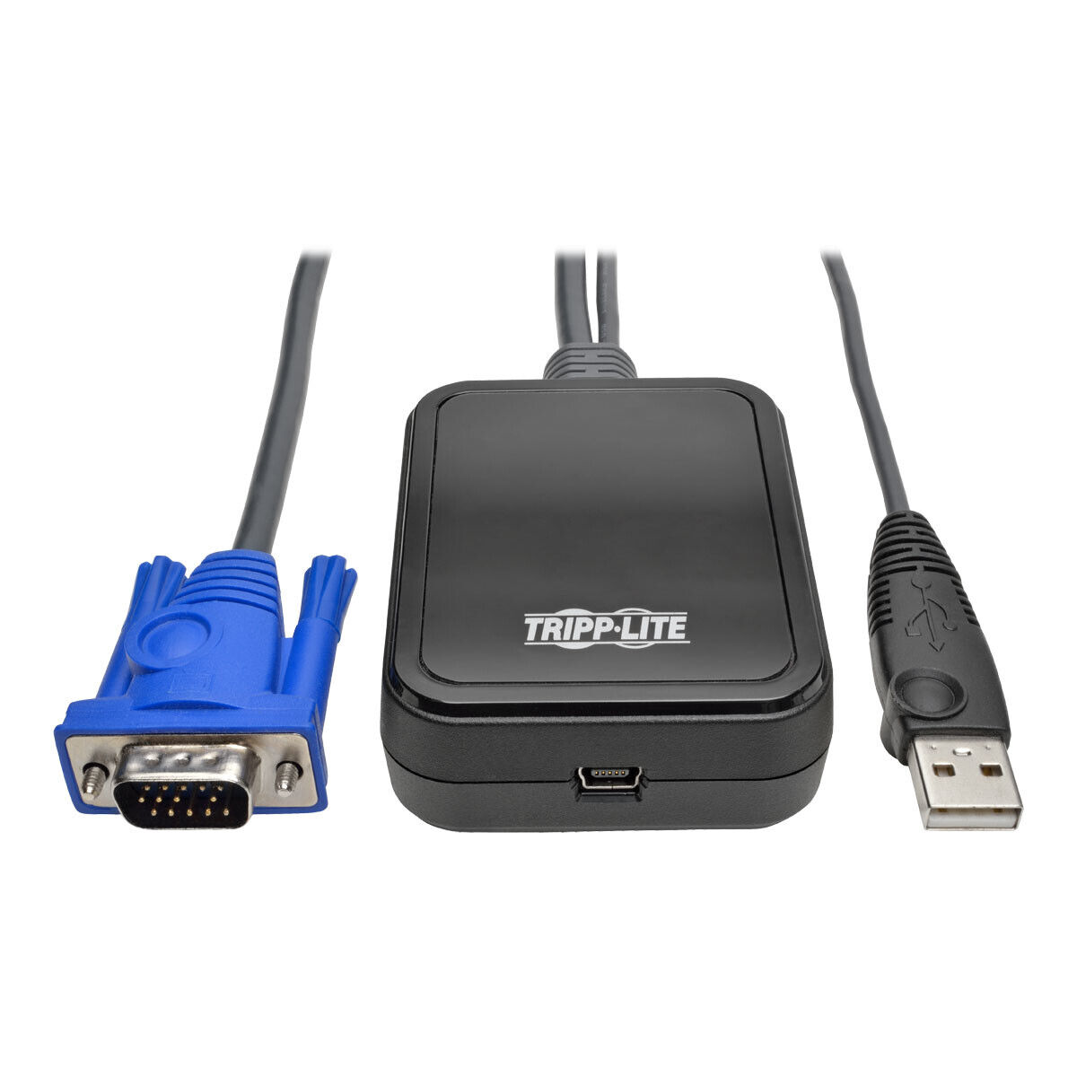 Tripp-Lit-New-B032-VU1 _ KVM CONSOLE TO USB 2.0 PORTABLE LAPTOP CRASH 