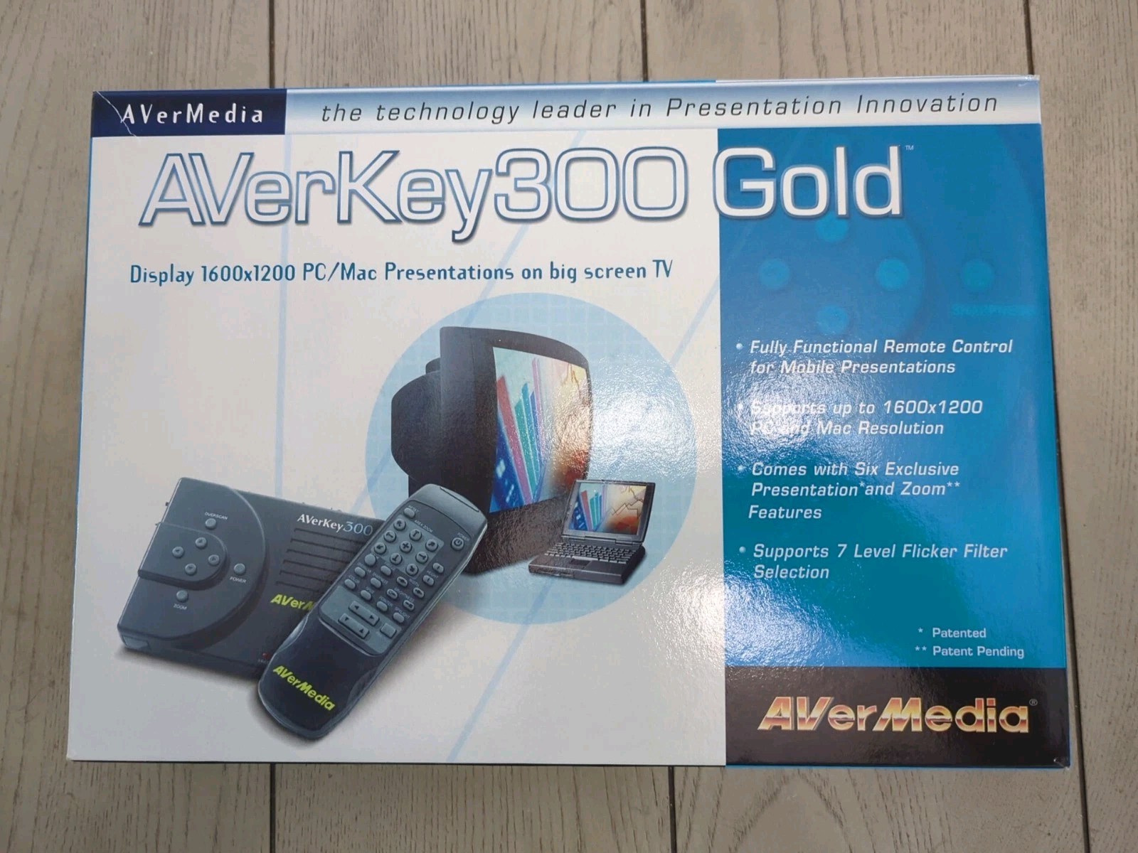 Avermedia Averkey300 Gold 1600 X 1200 PC/MAC, Complete & Tested Fast Shipping