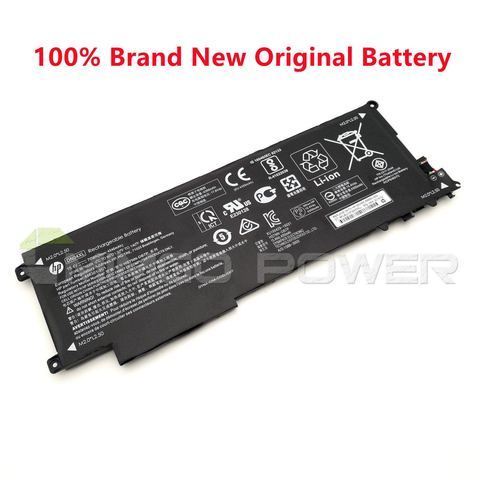 New Genuine DN04XL Battery for HP ZBook x2 G4 HSTNN-DB7P 856301-2C1 856543-855