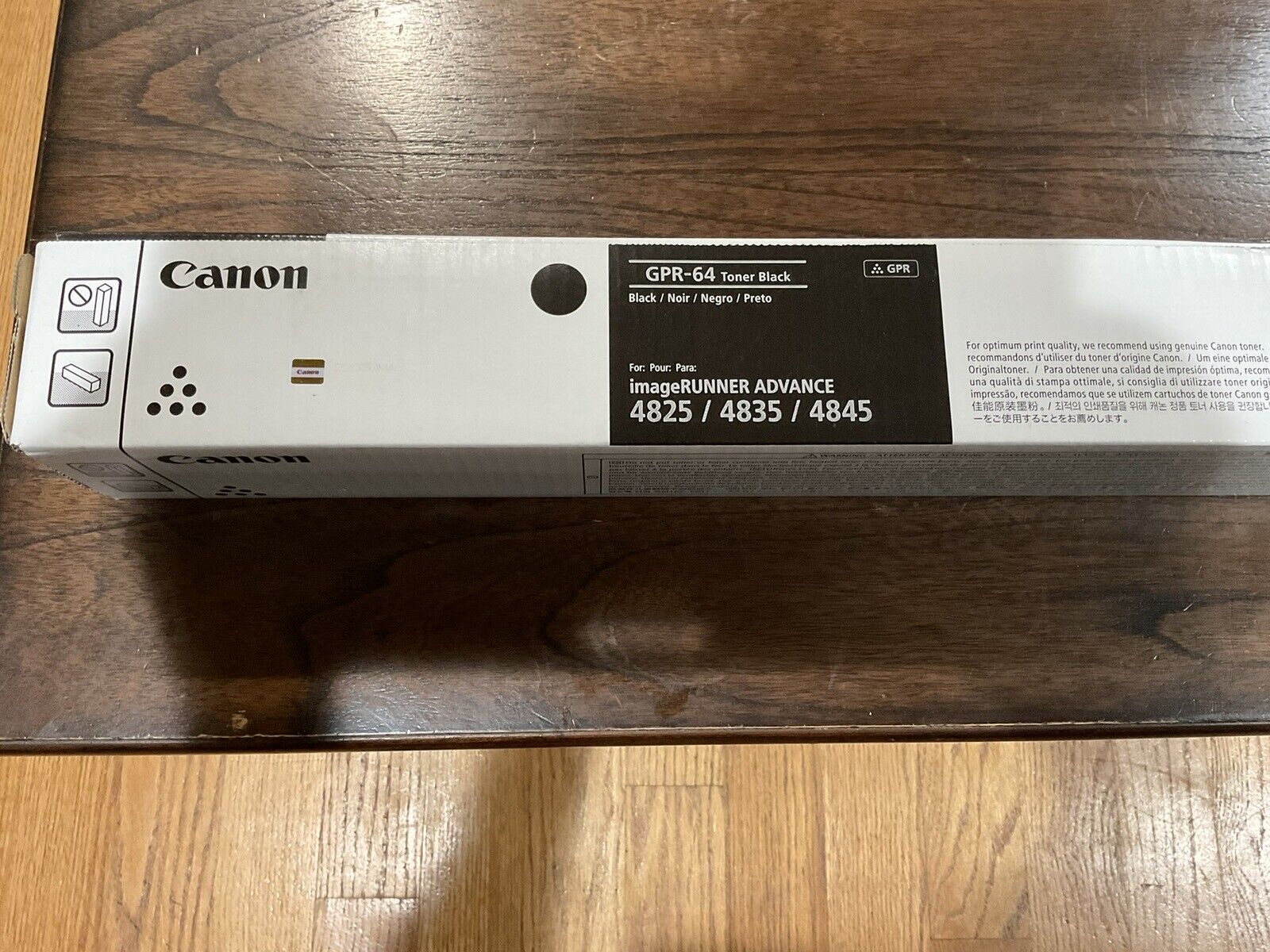 Genuine Canon GPR-64 5141C003AA Black Toner Cartridge 4825 4835 4845 New