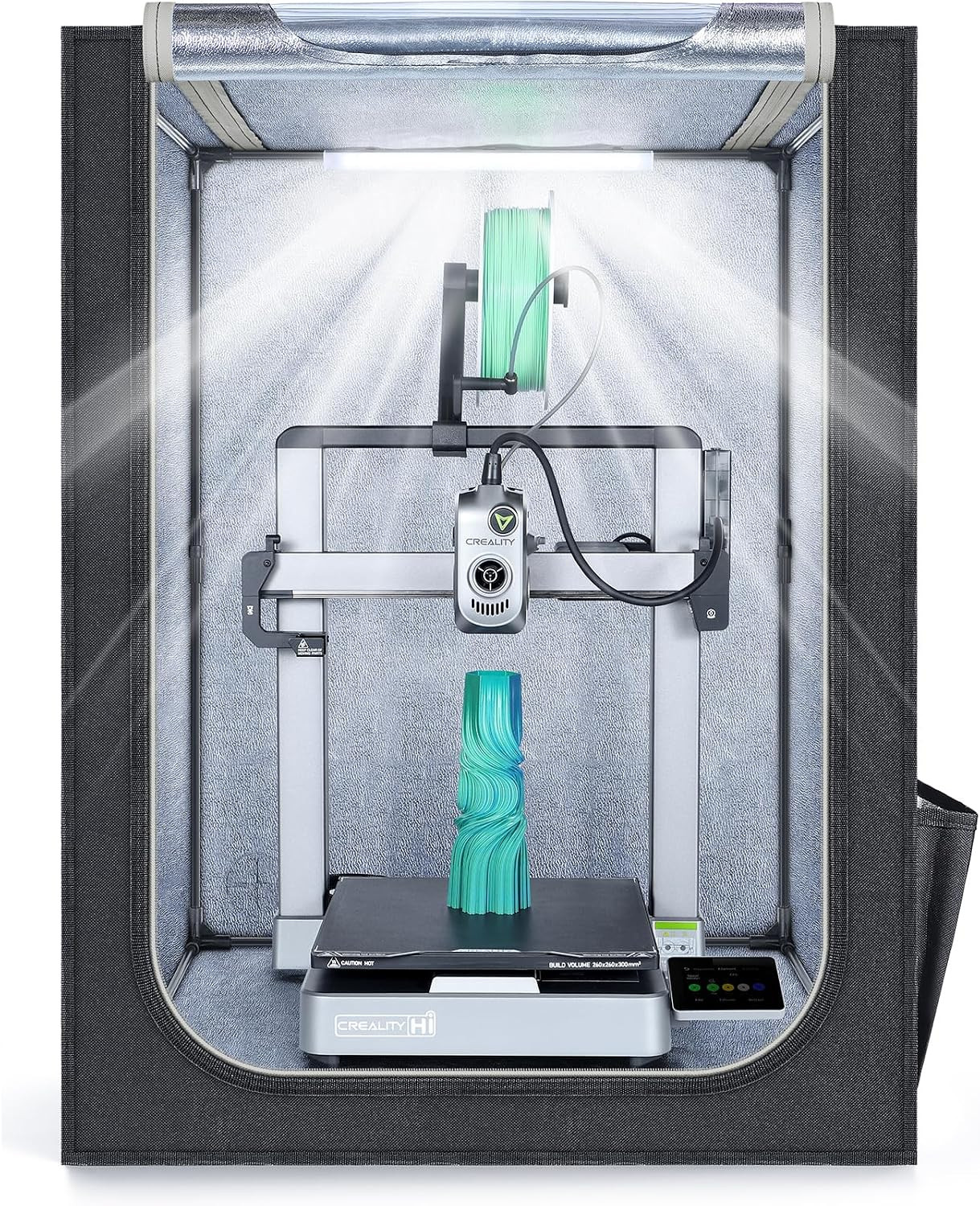 3D Printer Enclosure for Creality Hi/Hi Combo with LED Light