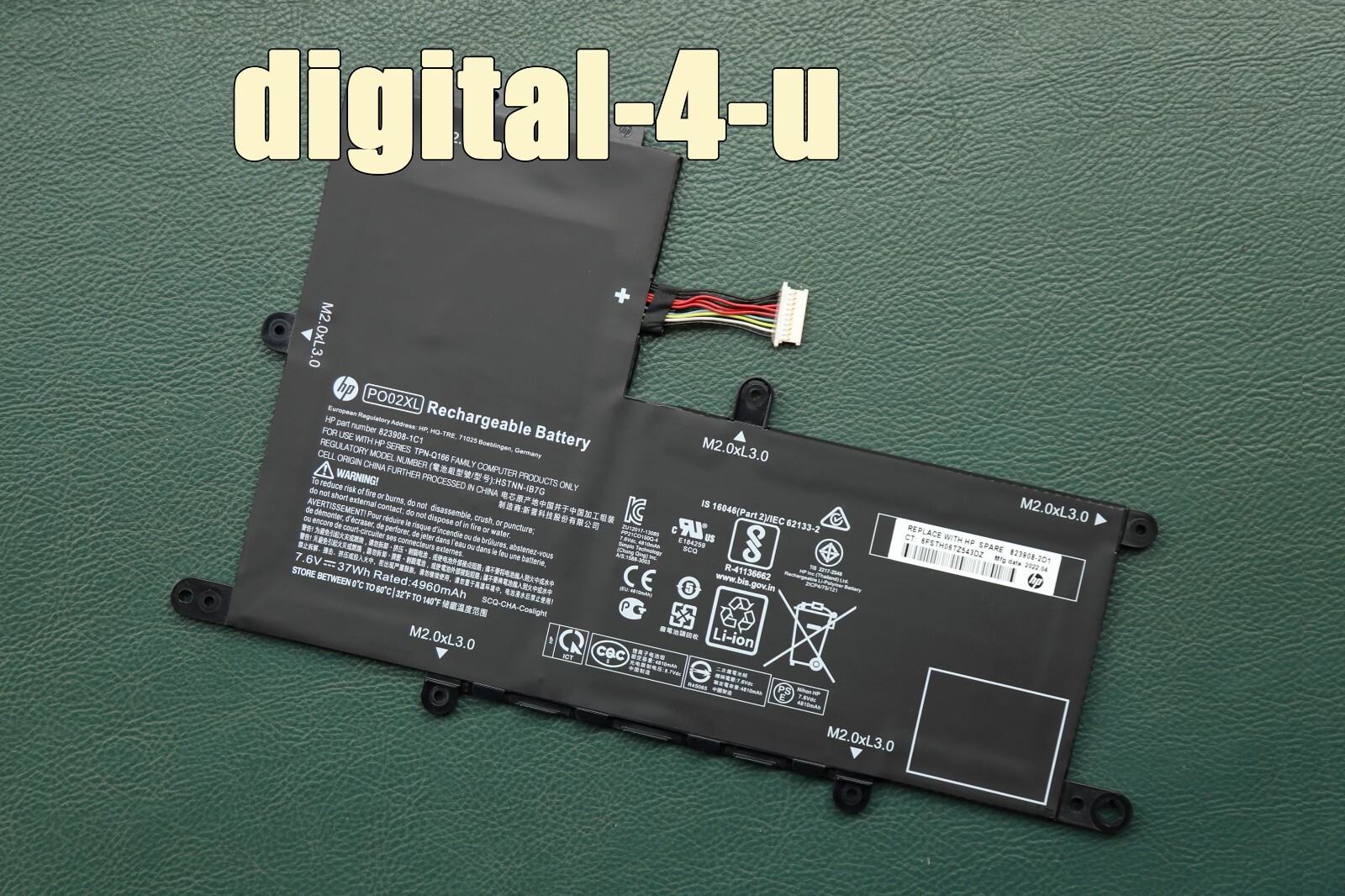 New Original PO02XL Battery for HP Stream 11-R 11-AH 11-AK HSTNN-DB7G 823908-1C1