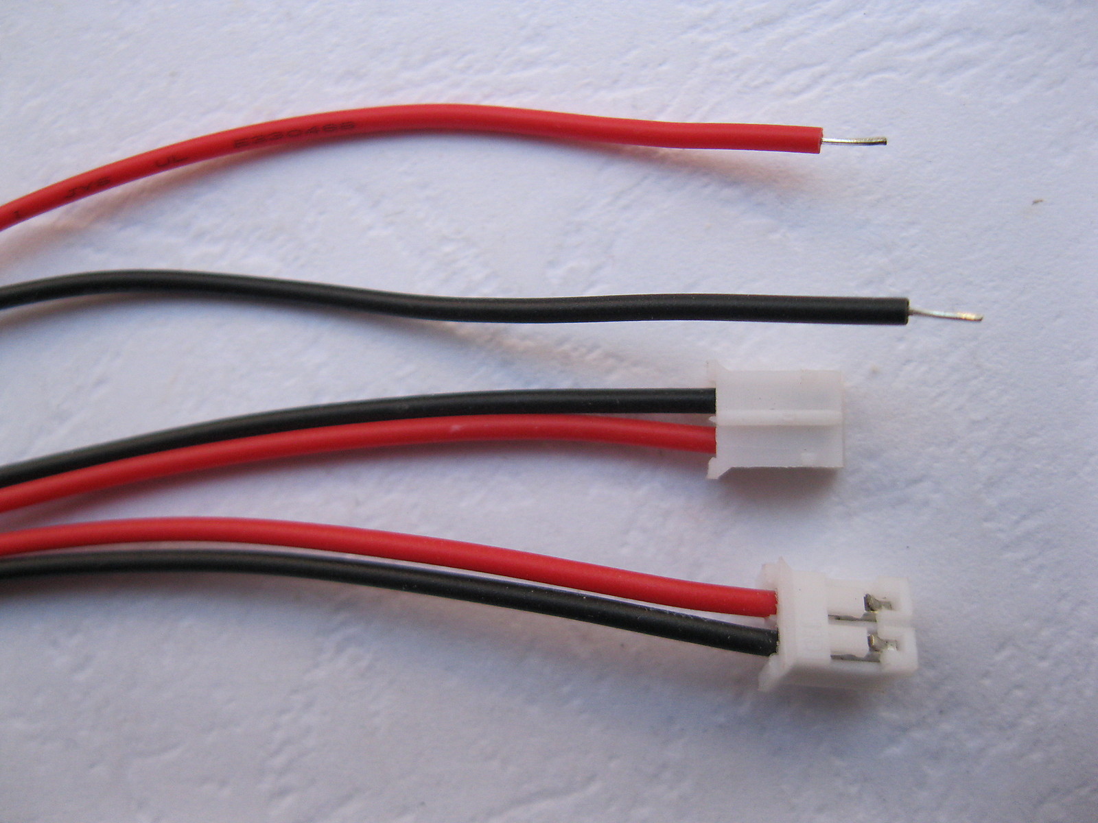 250 pcs PH Pitch 2.0mm 2 Pin Polarized Connector with 26AWG 30cm Leads Cable New