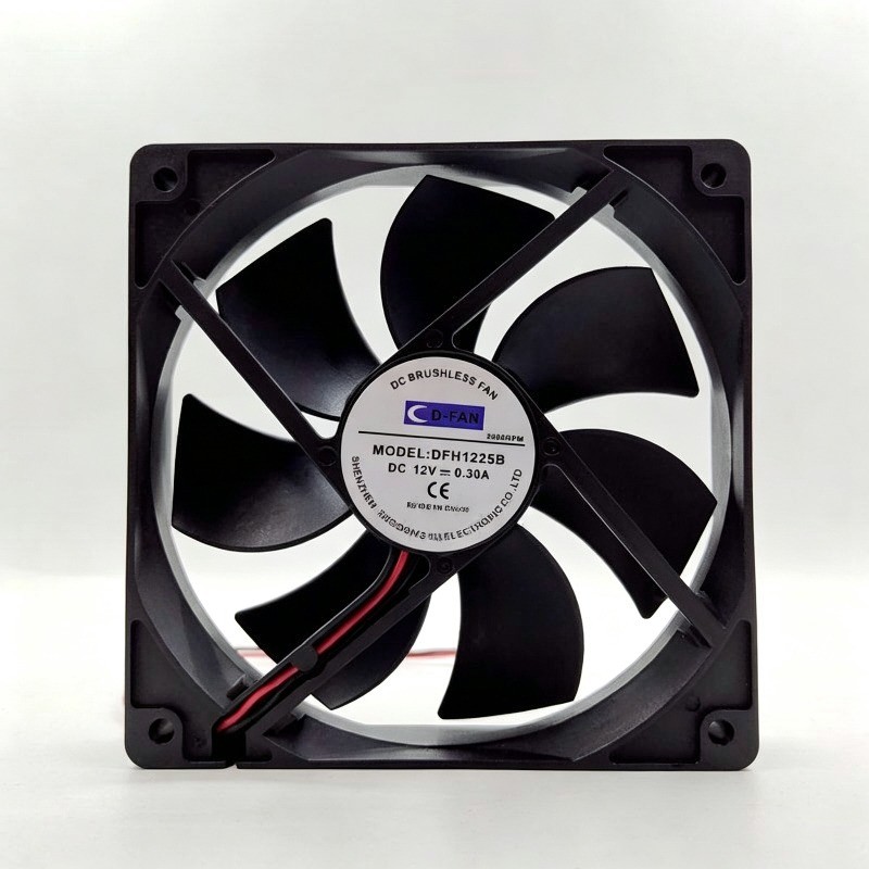 1PCS For D-FAN DFH1225B 120x25mm DC 12V 0.30A Ultra-Quiet Fan