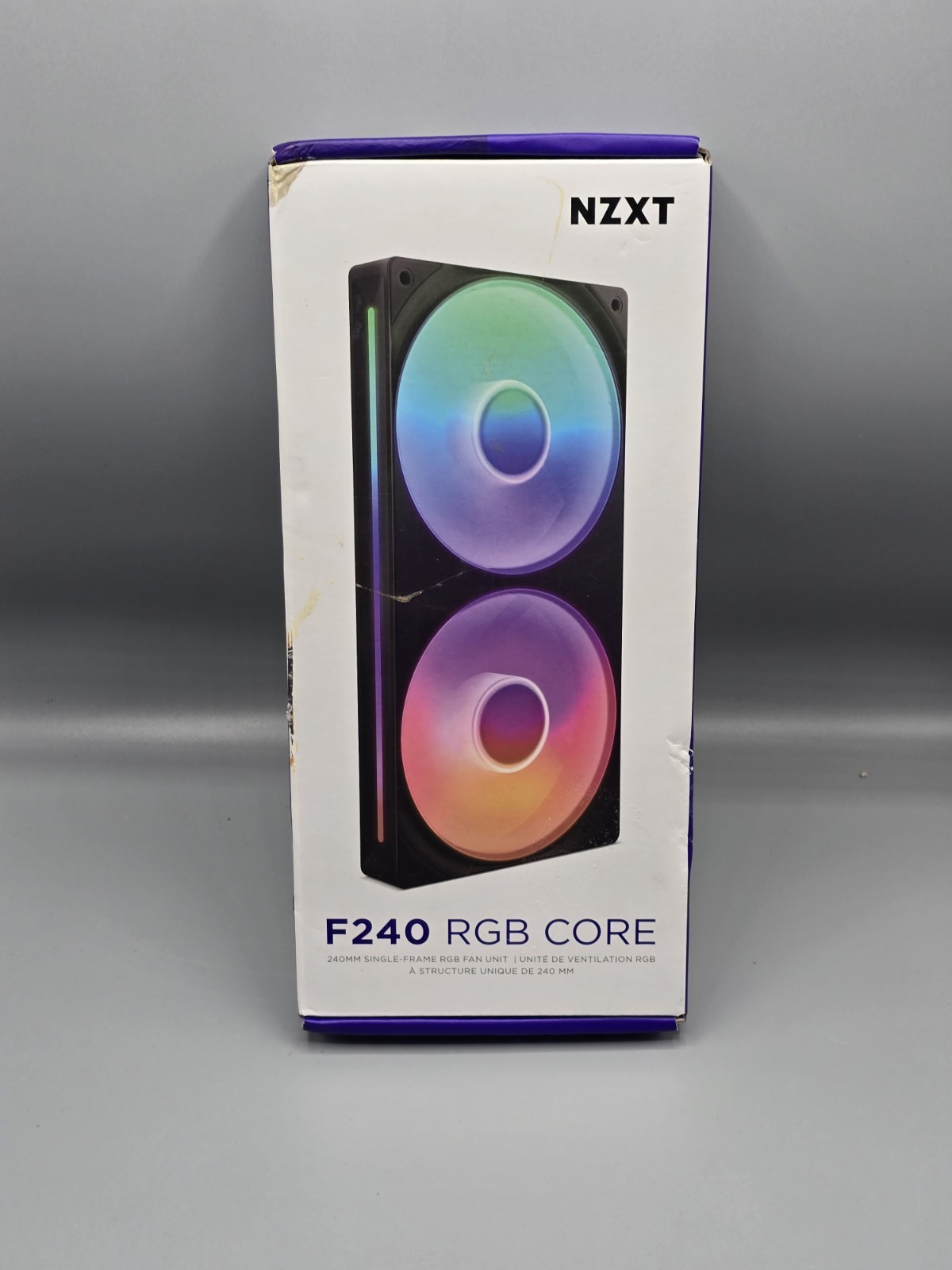 NZXT F240 RGB CORE RF-U24HF-B1 240mm RGB LED Single-Frame RGB Fan Unit