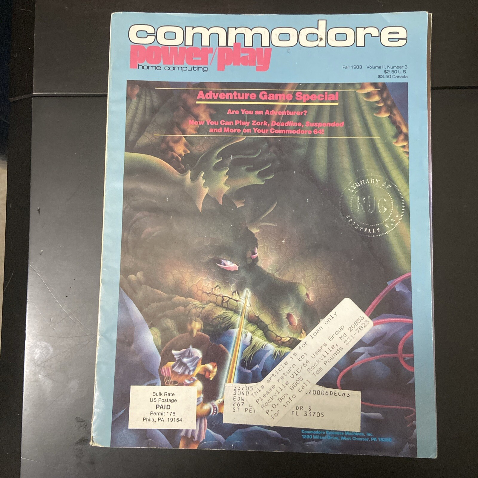 Commodore Power/Play Power Play Fall 1983  Magazine
