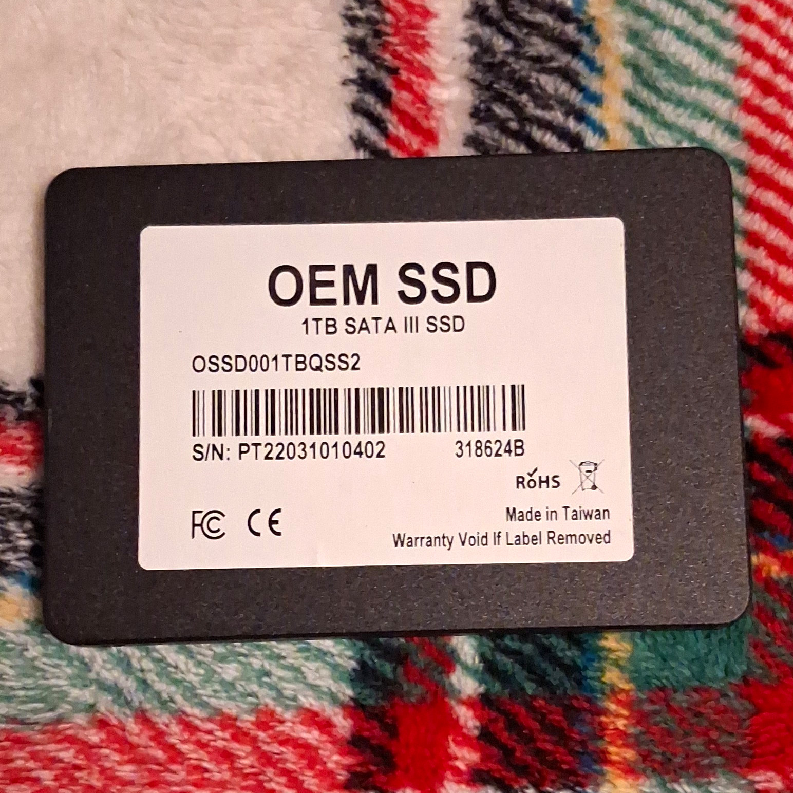 Samsung OEM SSD 1TB SATA III 2.5" Internal SSD 550MB/s OSSD001TBQSS2