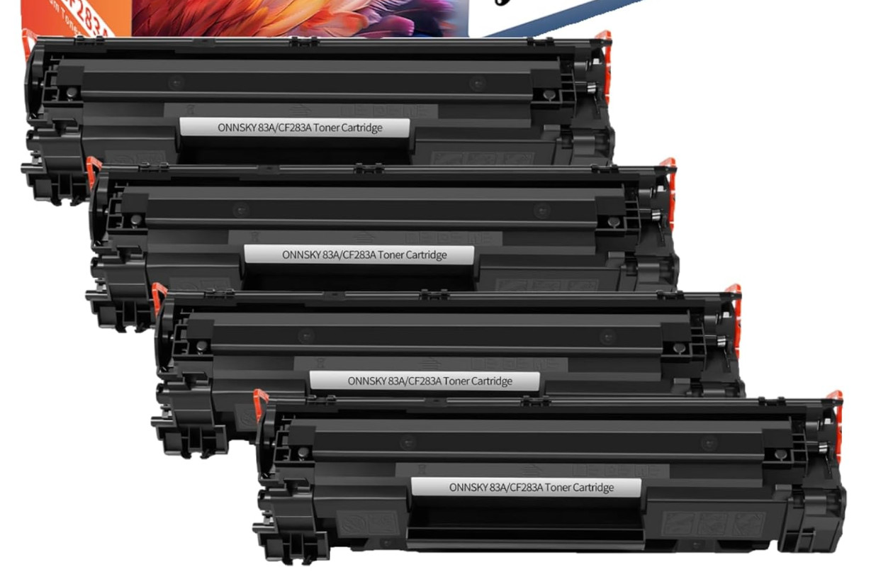 83A CF283A Toner Cartridge Black 4 Pack w/ Chip for HP LaserJet Pro M127 M225