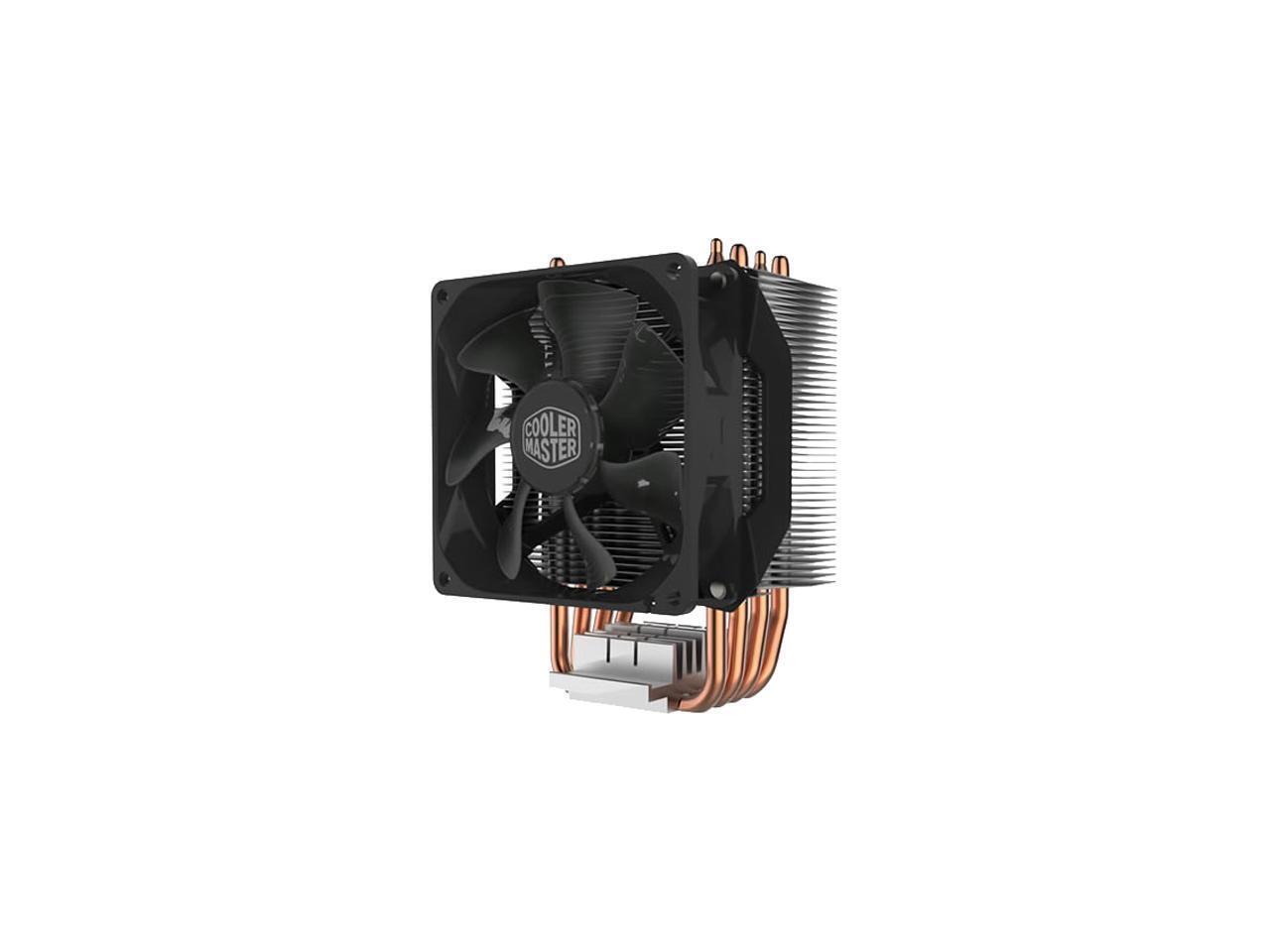 Cooler Master Hyper H412R Compact CPU Air Cooler with 4 Copper Heat Pipes. 92mm