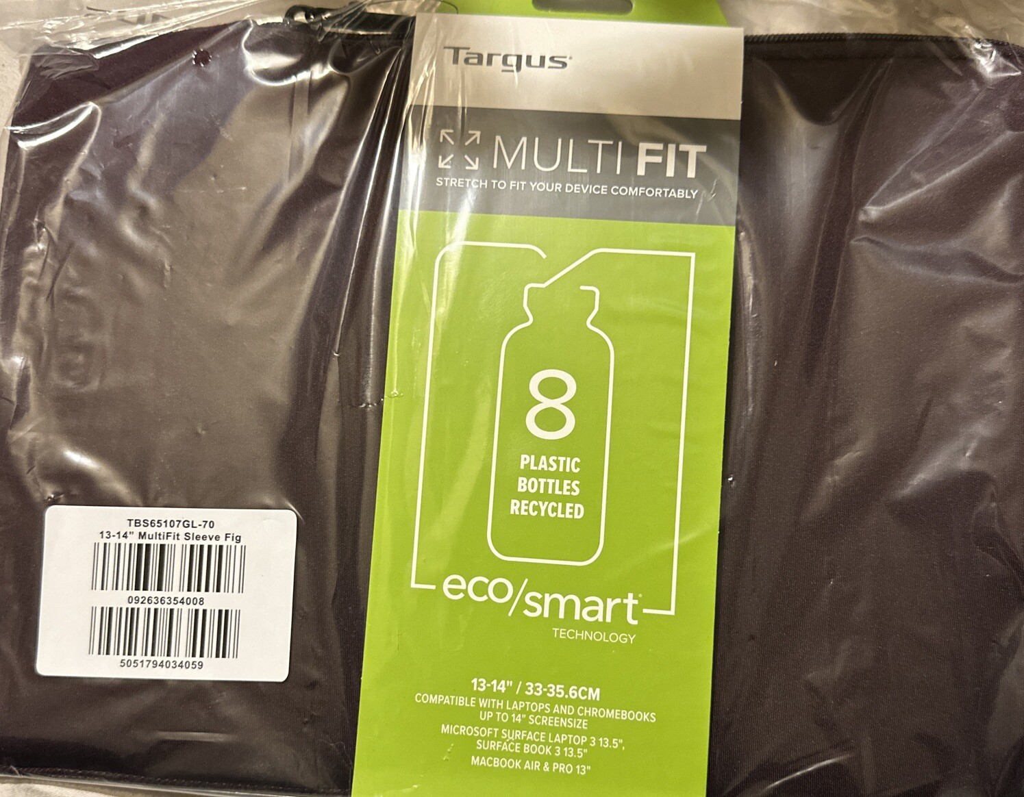 Targus TBS65107GL-70 MultiFit with EcoSmart - FIG - 11-12” (27.9-30.4 CM)