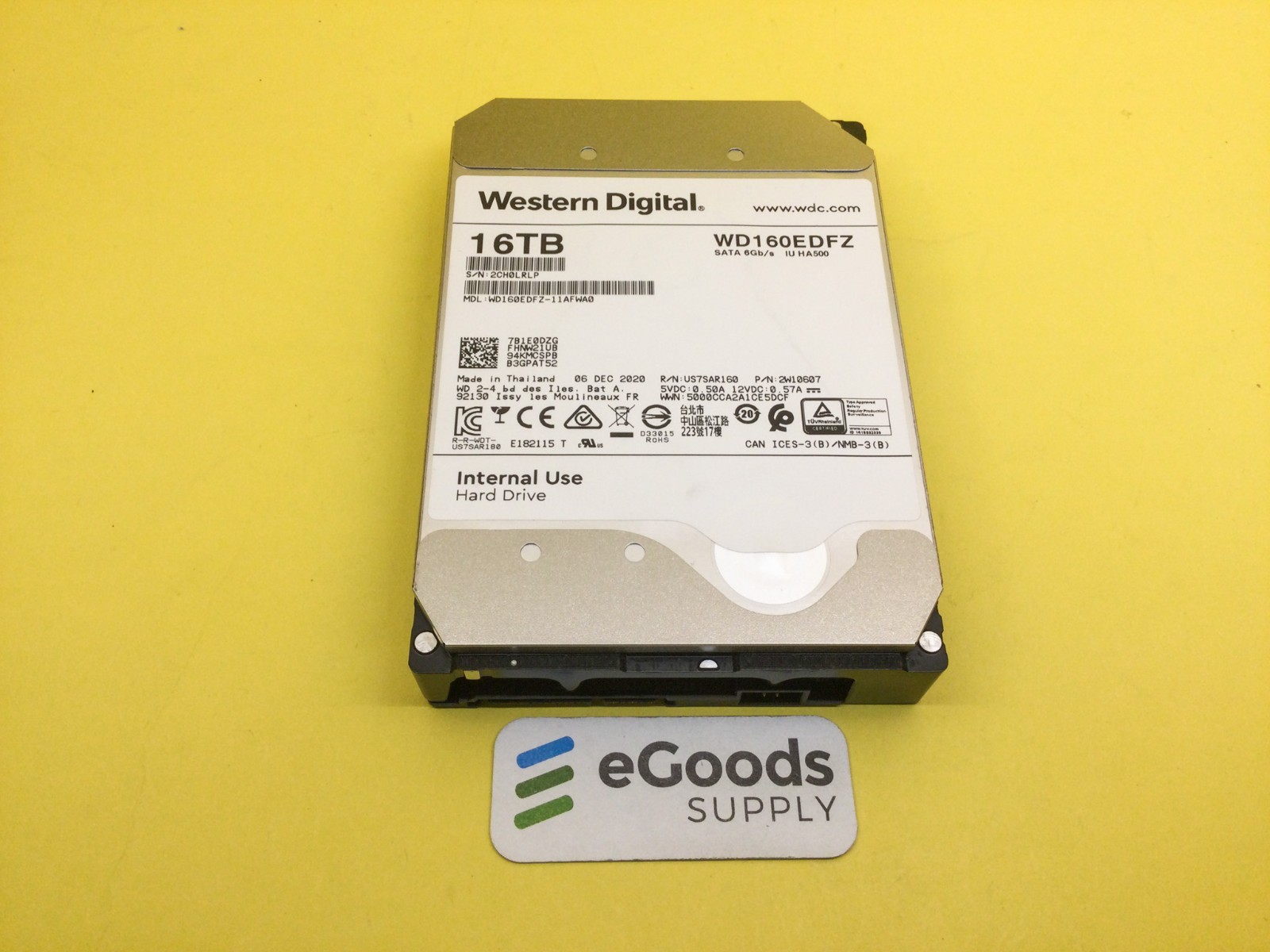WD160EDFZ WD 16TB 5400 RPM SATA 6Gb/s 128MB Cache Internal HDD