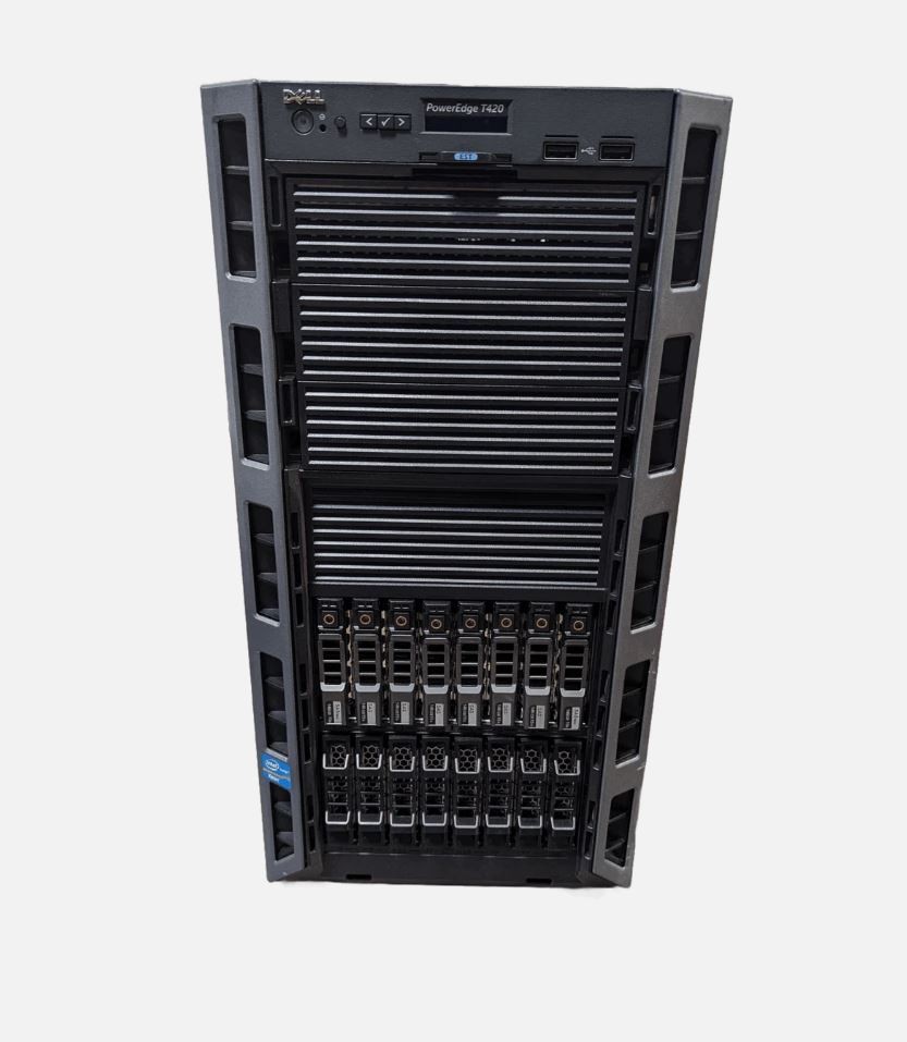 Dell Poweredge T420 16SFF 2x E5-2440 2.4Ghz / 32gb / H710 / 8x Trays / 2x 495w